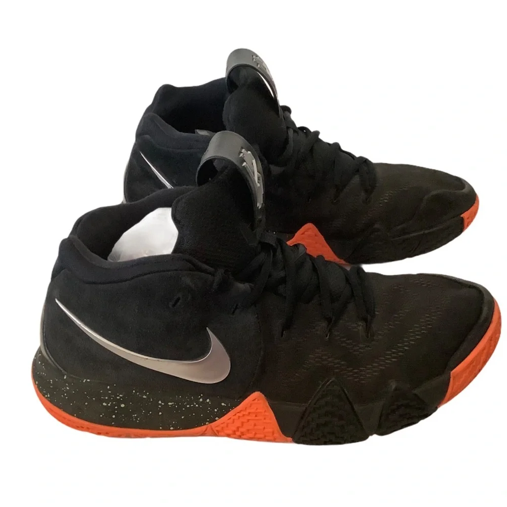 Nike Kyrie 4 Black‎ Metallic Silver 943806-010